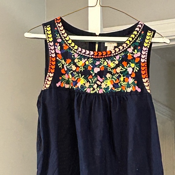Navy stitched dress - Picture 2 of 2